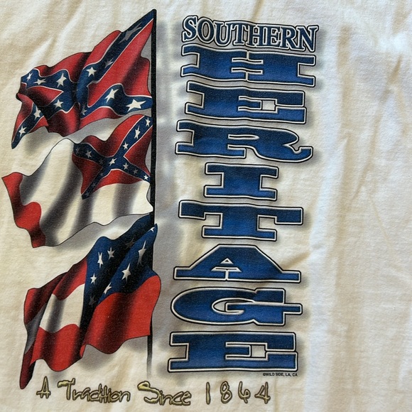 Vintage  90’s anvil southern heritage men’s long sleeve shirt in size large - Picture 8 of 11